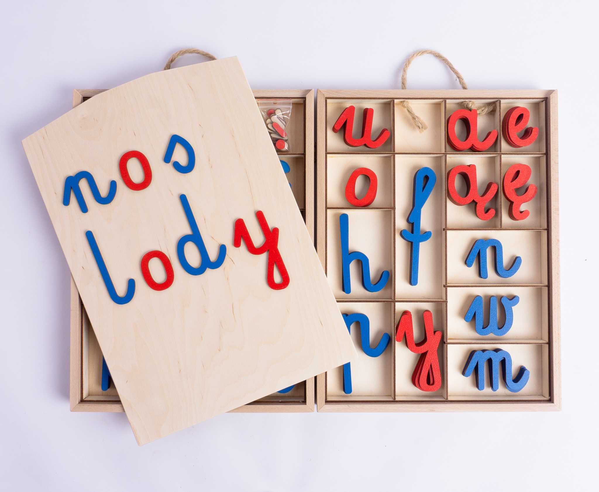Ruchomy alfabet Montessori + dwuznaki