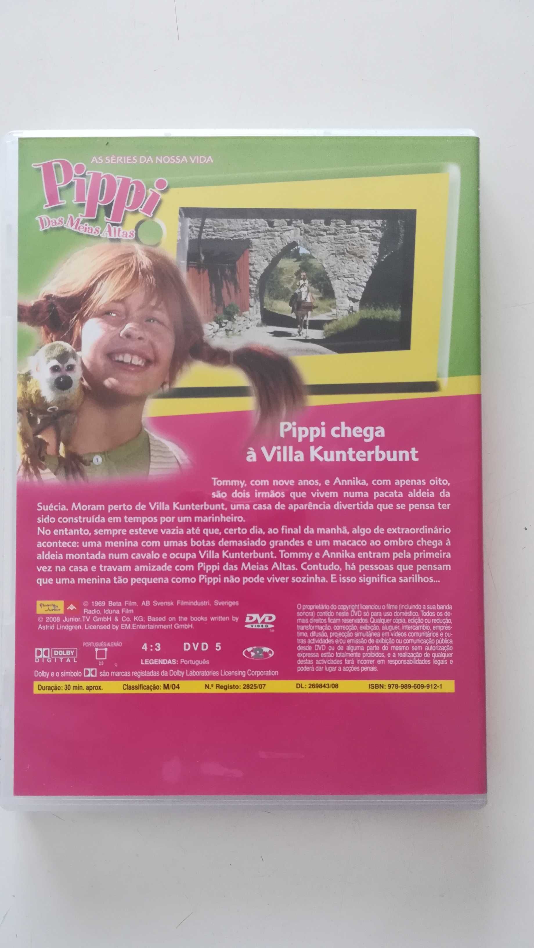 DVD Pippi das meias altas