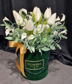Kompozycja kwiatowa flower BOX STROIK prezent