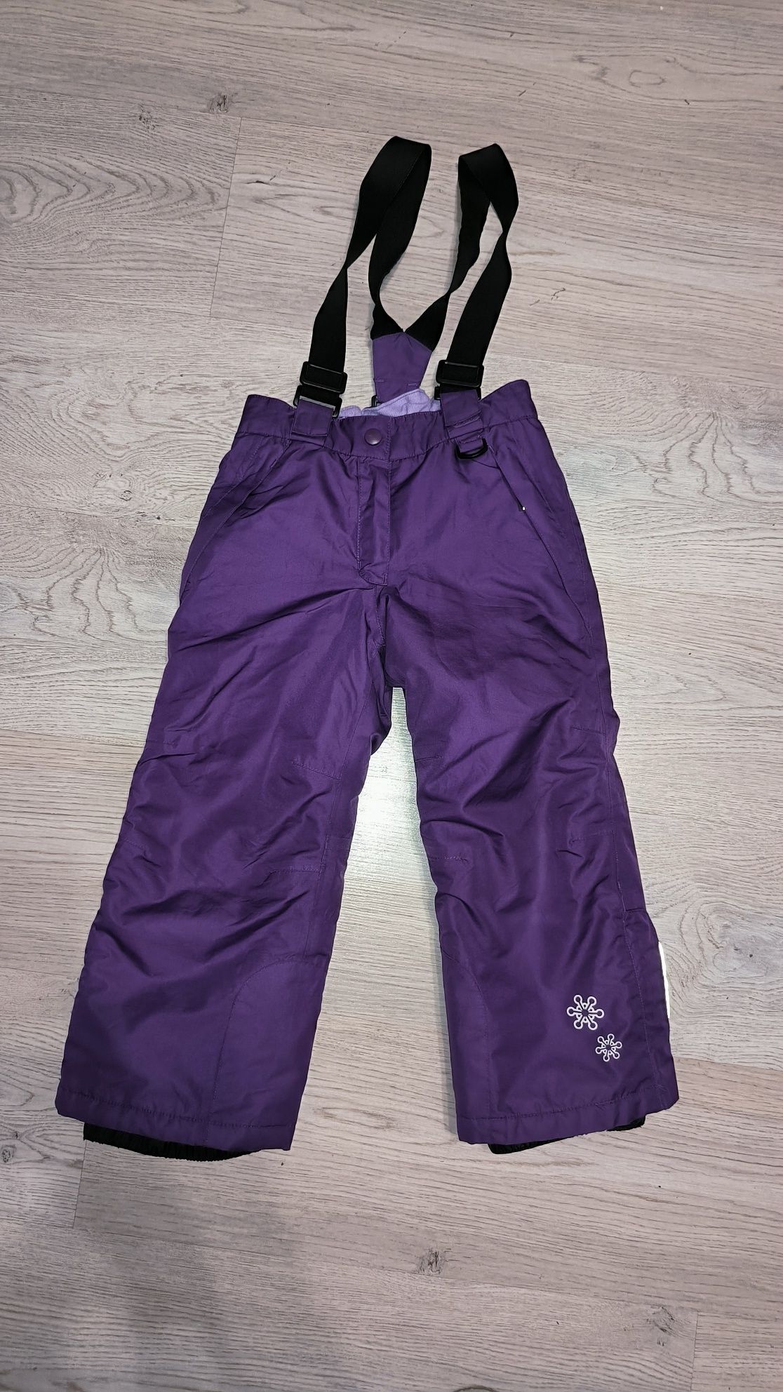 Spodnie narciarskie dla dziewczynki, rozmiar 98/104 stan idealny