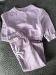 Dioletowy dres dziewczecy 104 little kids