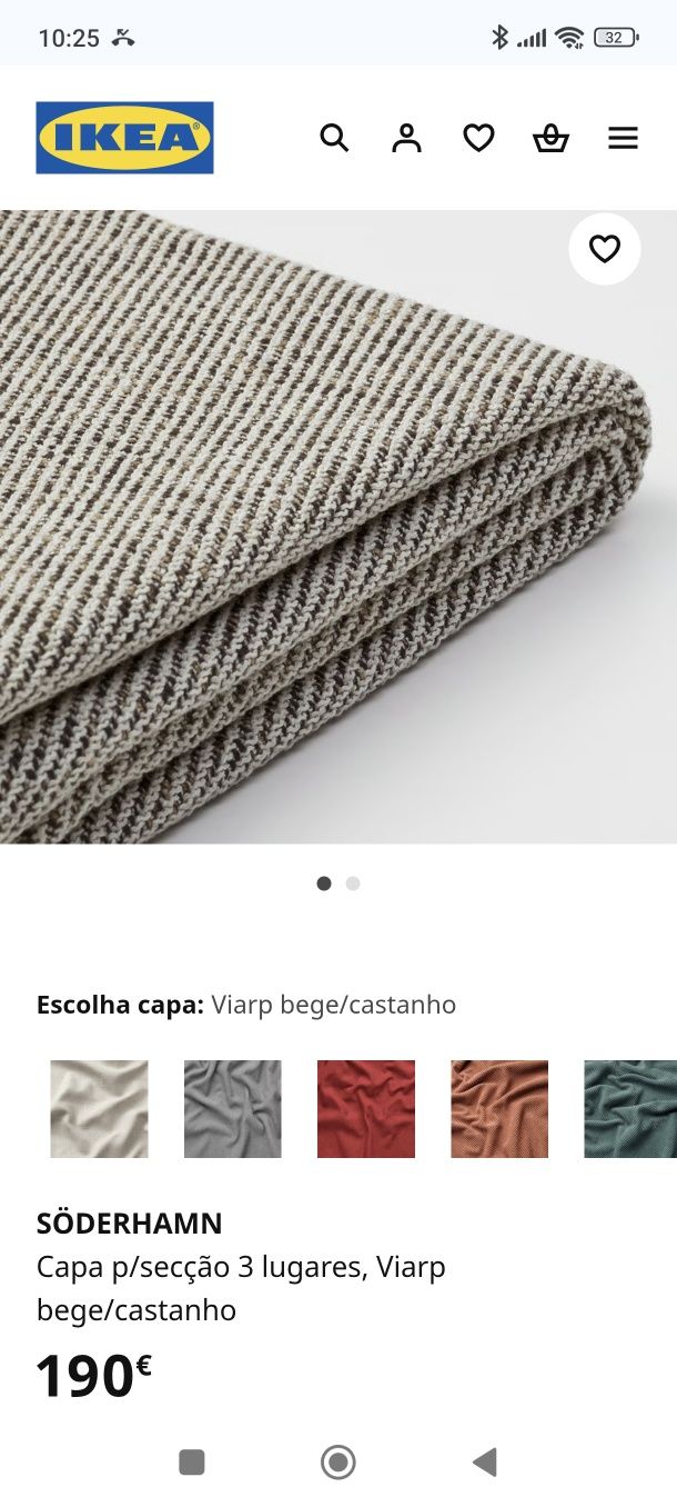 Vendo sofá Soderhamn Ikea
