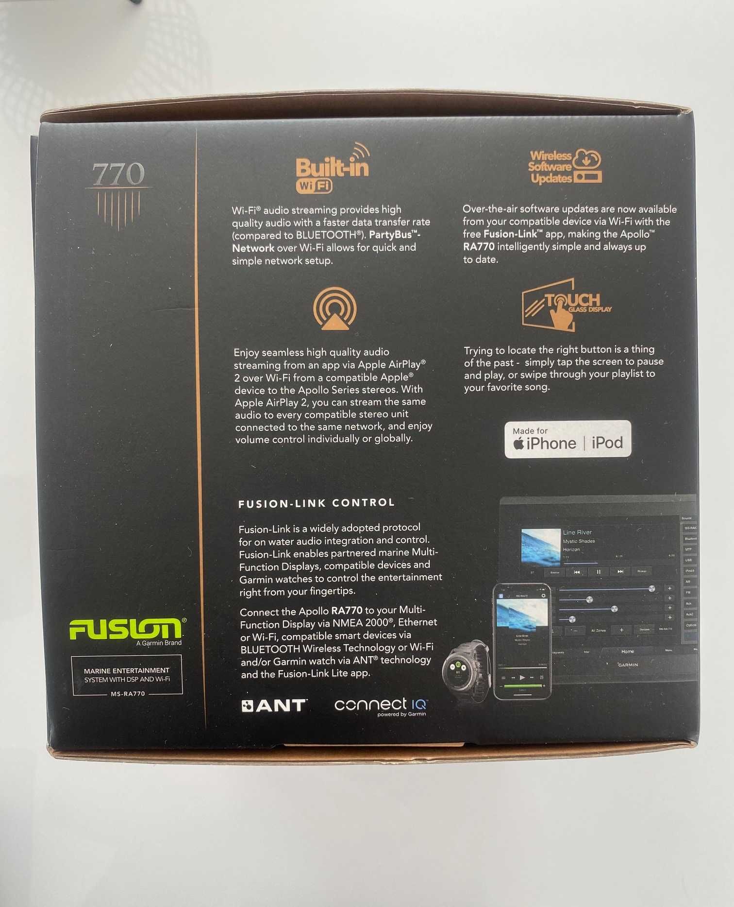 Fusion MS-RA770 - Jachtowy system rozrywki z wbudowanym Wi-Fi