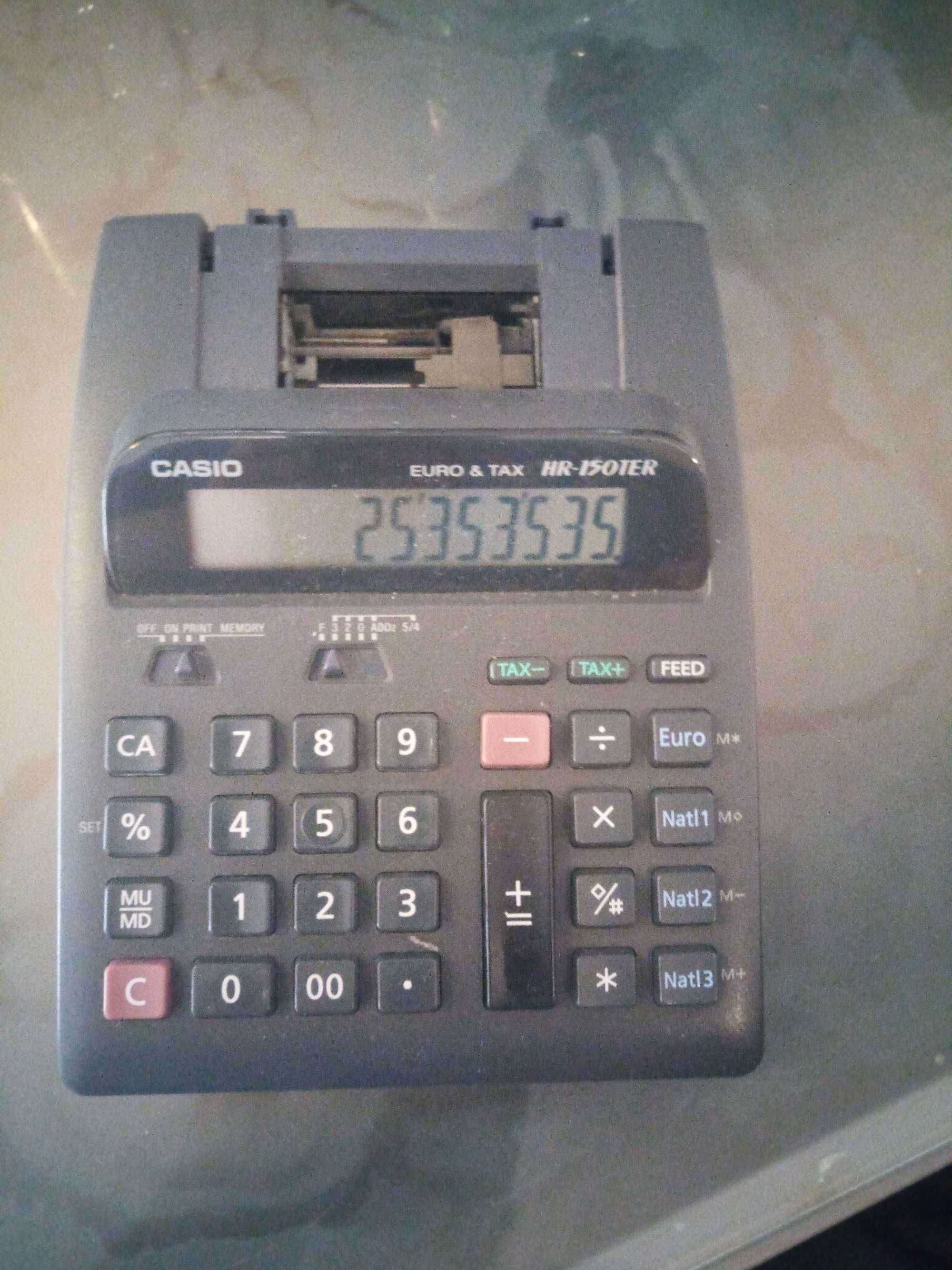 calculadora rolo casio hr-150ter 12 digitos