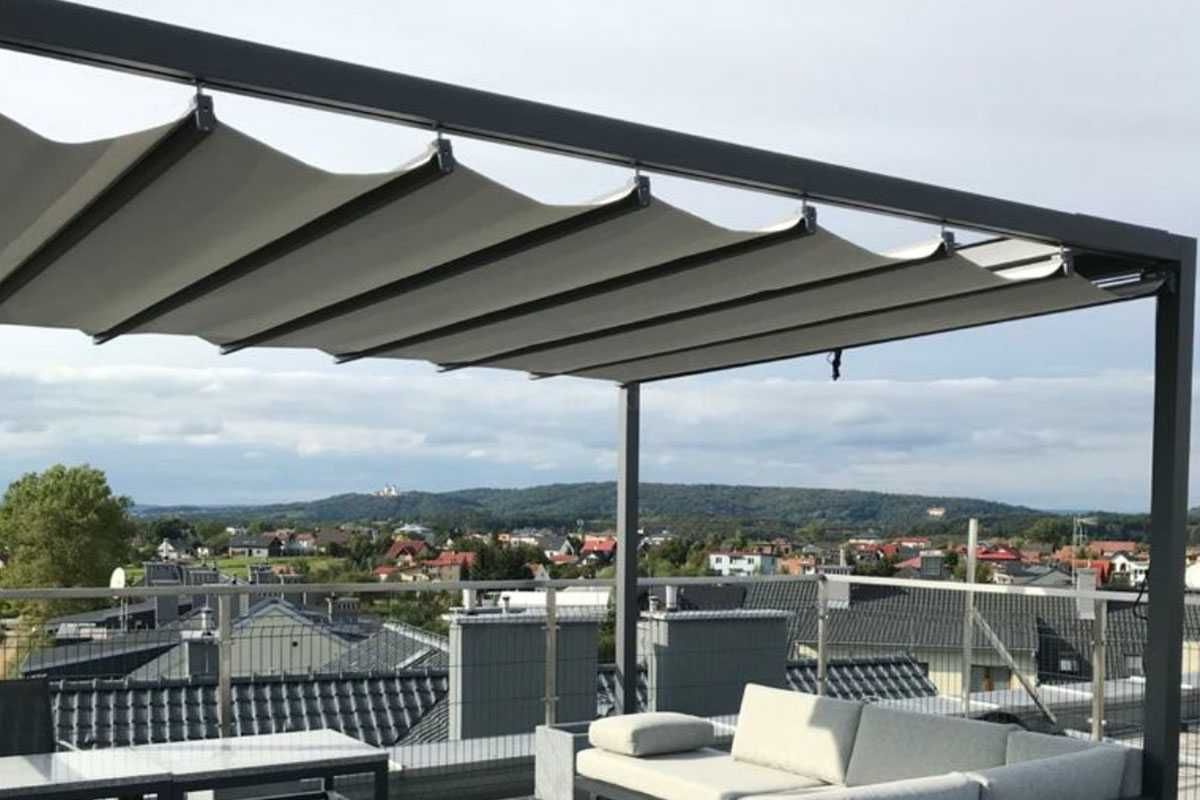 Zadaszenie pergola altana wiata na taras do ogrodu nad basen Dragon