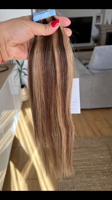 Vendo e Aplico Extensões de cabelo Natural