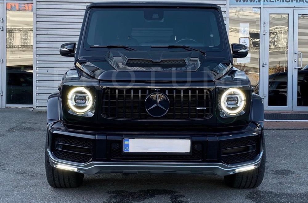 Губа накладка BRABUS Mercedes G-Class W463a w464 бампера G63 AMG