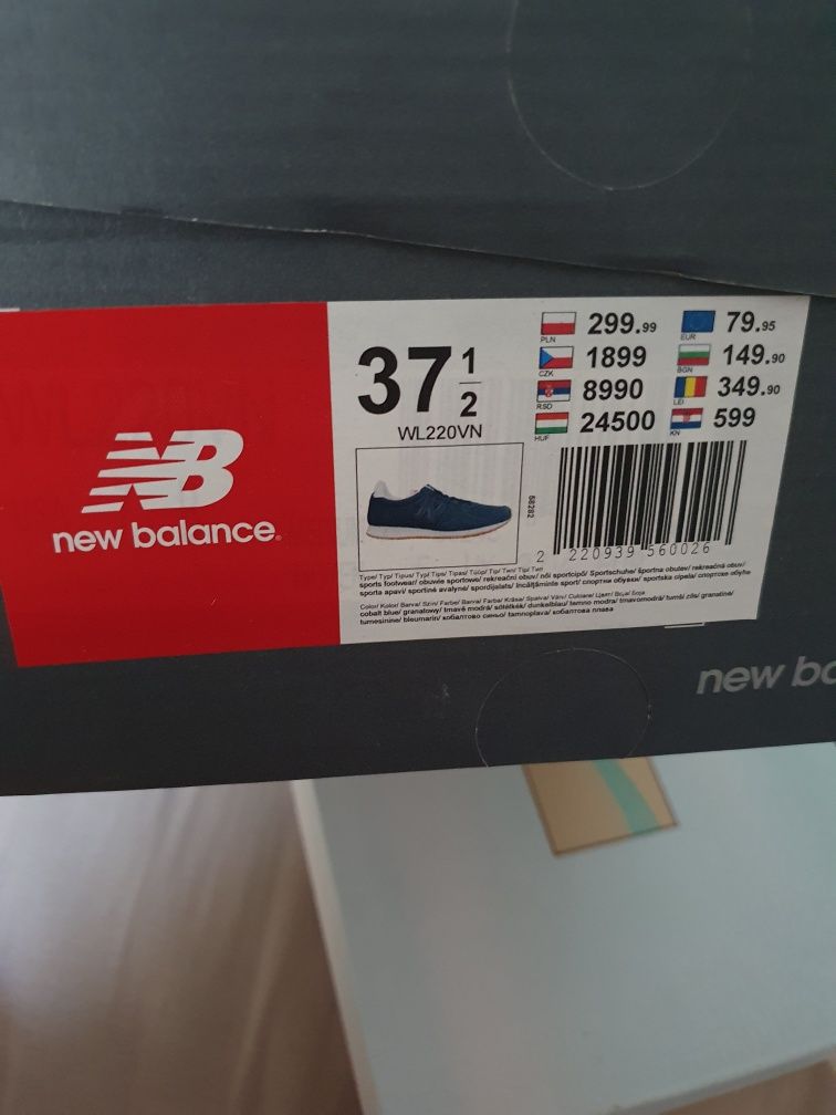 Adidasy New Balance 37,5 nowe damskie