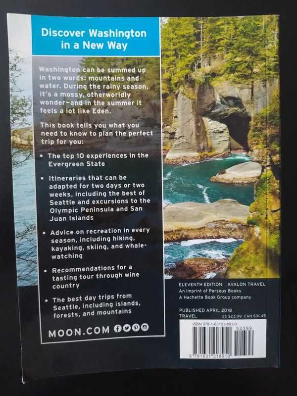 Matthew Lombardi - Moon Washington (Travel Guide)