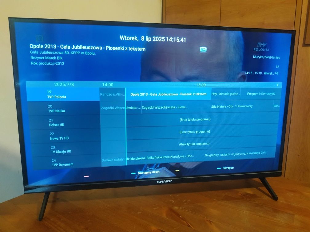 Smart TV 32" Sharp WIFI Android Netflix YouTube Dvbt2 Hevc