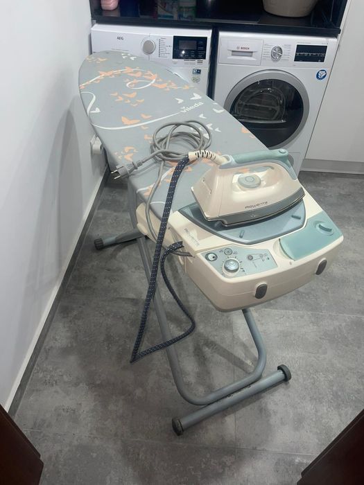 Ferro engomar pro active Rowenta com tabua