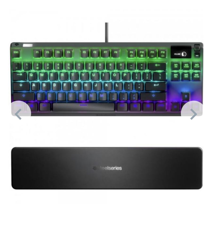 Клавіатура SteelSeries Apex Pro TKL RGB OmniPoint Switches Black 64734