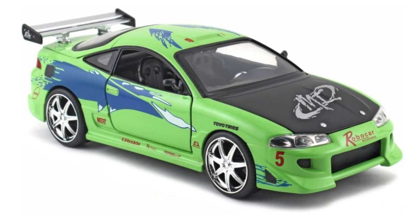 Brian’s Mitsubishi Eclipse Fast and Furious Diecast 1/24 1995