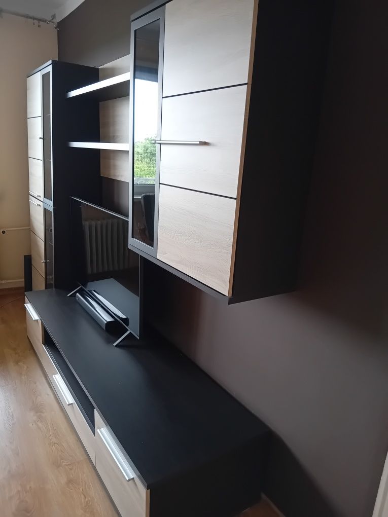 Komplet mebli do salonu Agata meble Szafka rtv szafa półki