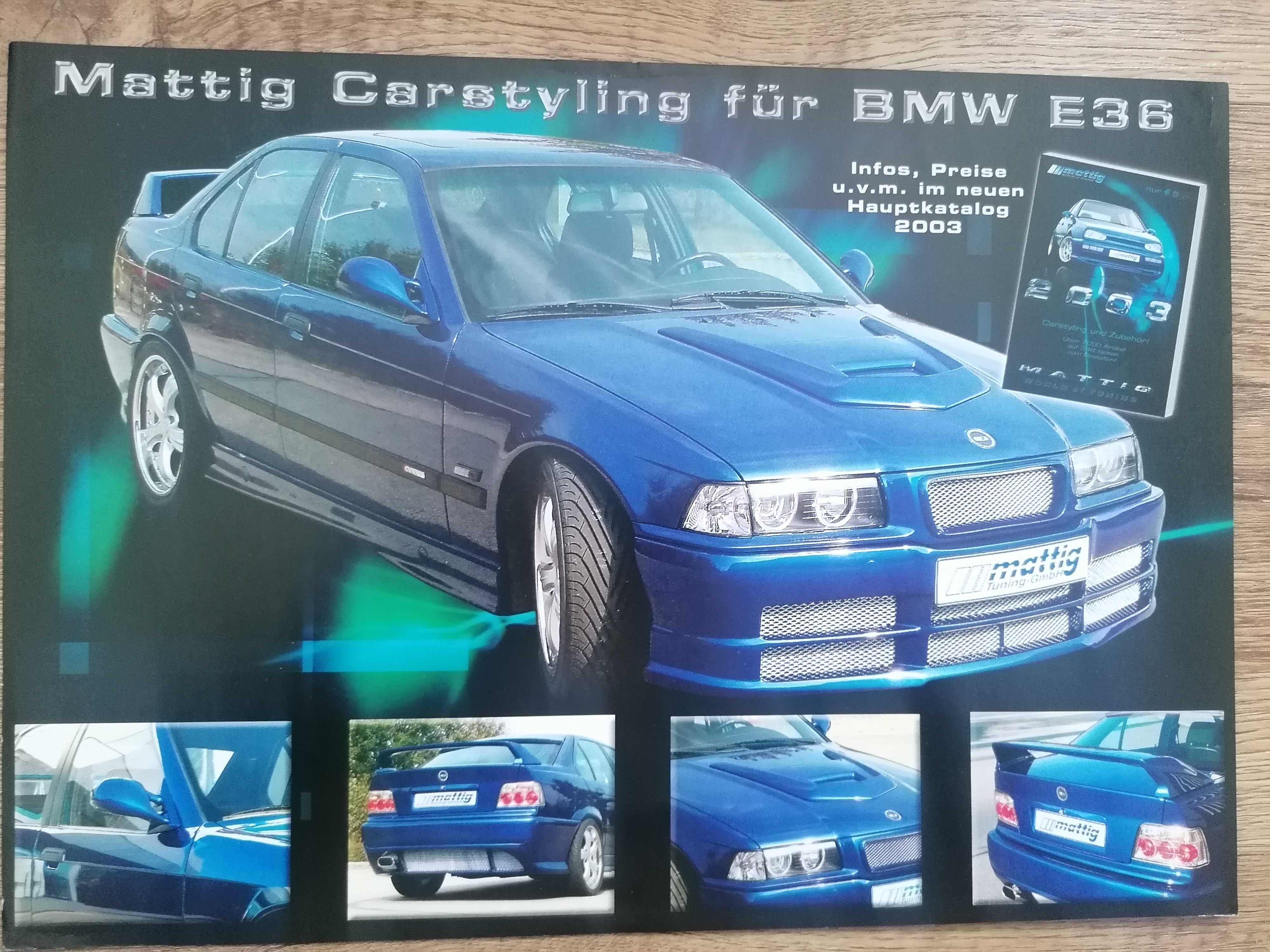 Prospekt BMW 3 E36 Mattig