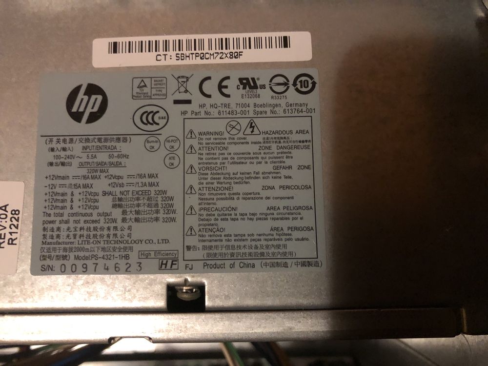 HP do nauki i gier intel i5 2400 GT 630 4 gb SSD+HDD