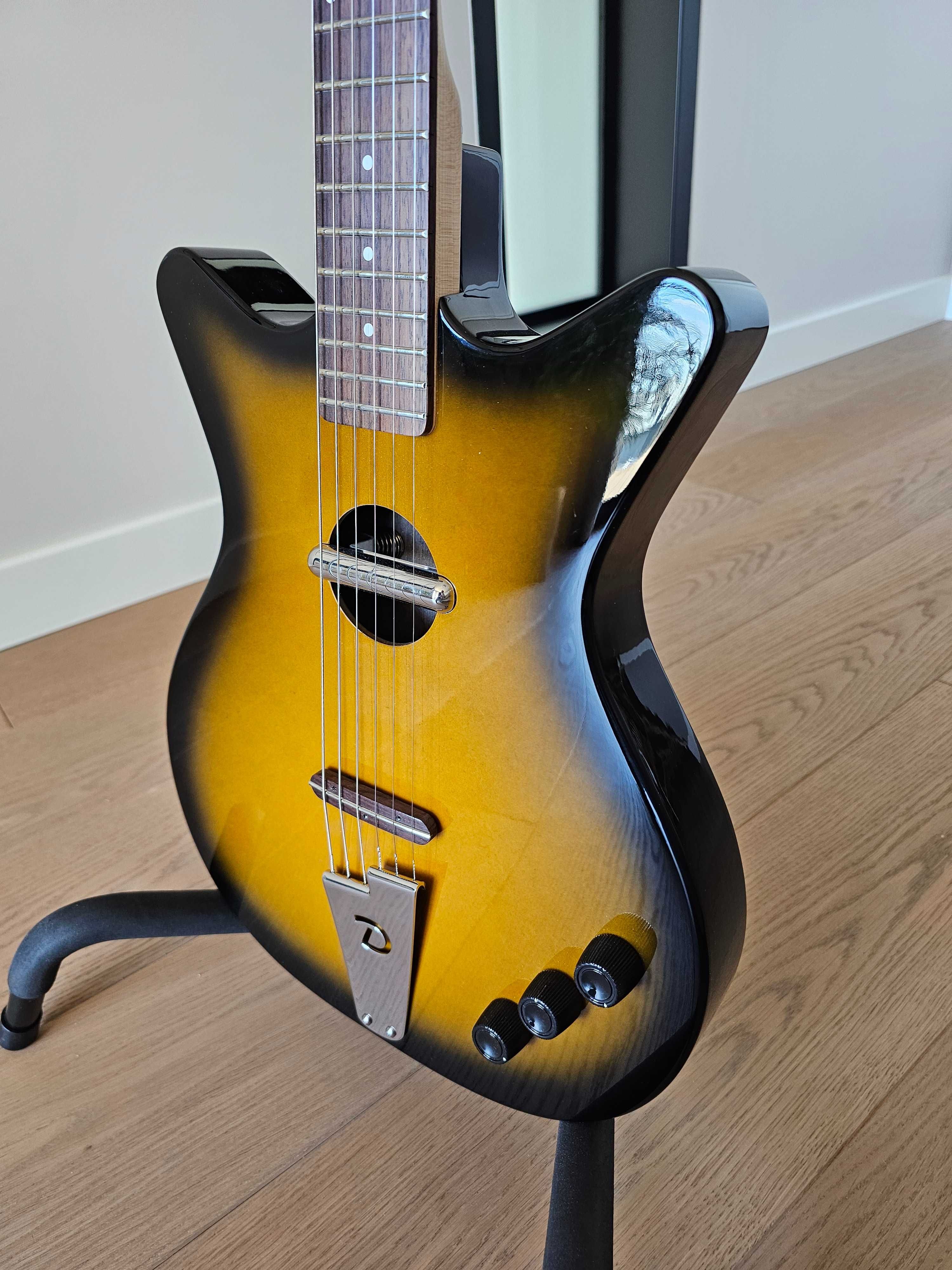 Gitara elektryczna Danelectro Convertible Hollow Body Tobacco Sunburst