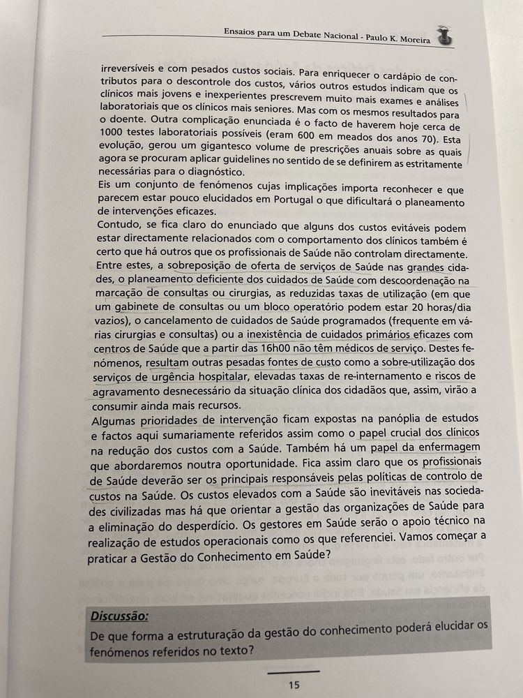 Livro “Políticas de Saúde” de Paulo K. Moreira