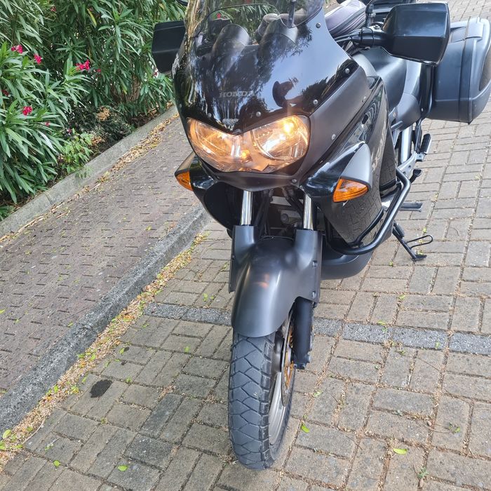 Honda xl1000 varadero 2002 malas topcase capa deposito