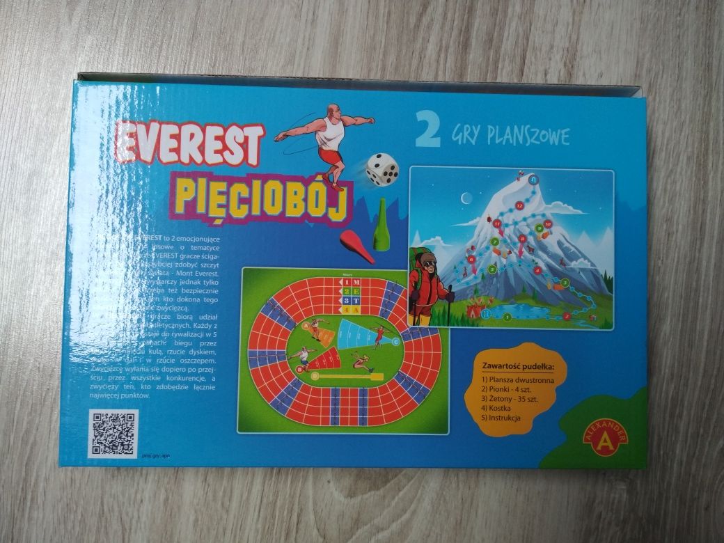 Gra 2w1 mount Everest+ pięciobój