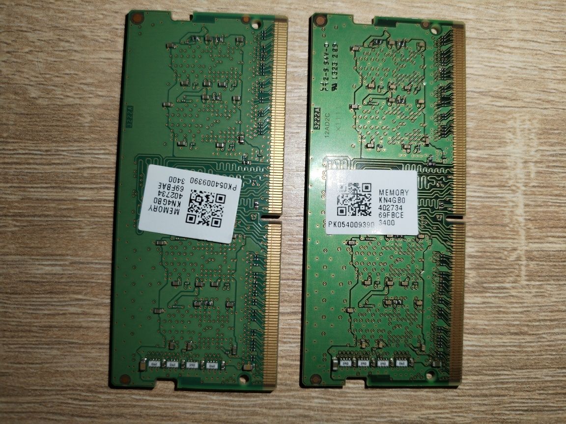 So-dimm ddr4 3200MHz 2x4Gb 8Gb