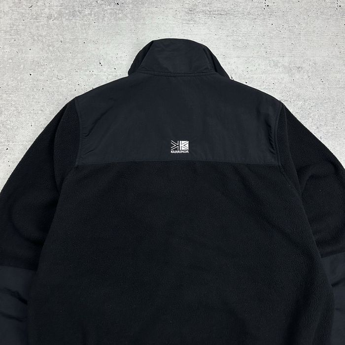 Черная флисовая кофта Karrimor north face с нейлоновыми  размер XL-XXL