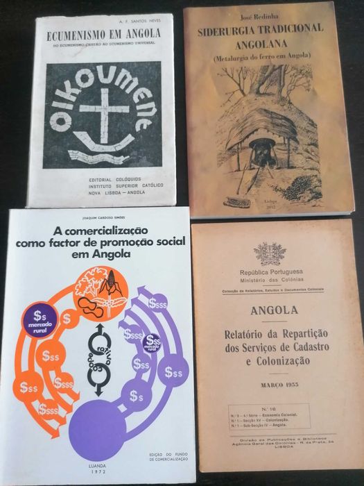 Livros de e sobre Angola // Várias temáticas