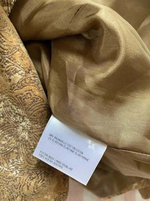 Cudowna musztardowa marynarka w orientalny wzór Basler L/M 40/38