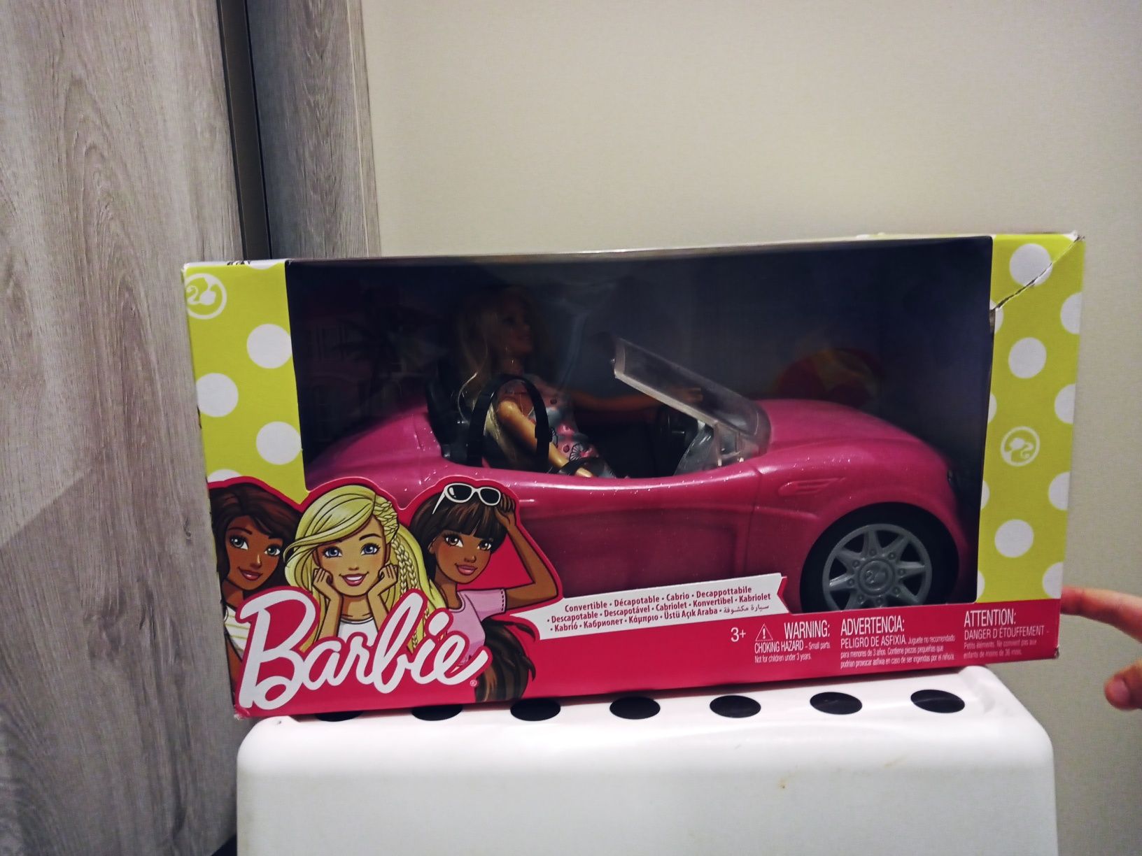 Kabriolet Barbie wraz z lalką