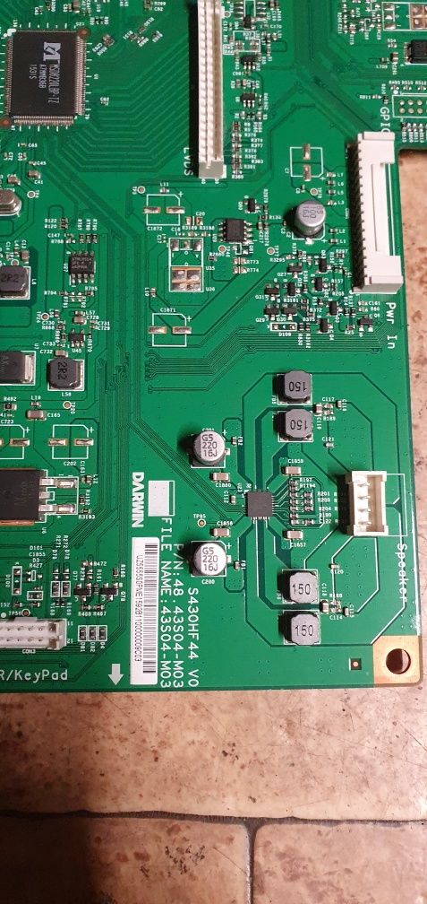 Płyta główna zasilająca t-con monitor Toshiba
