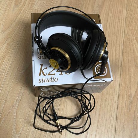 Słuchawki nauszne AKG K240 Studio 01.2022 na gwarancji do 01.2024