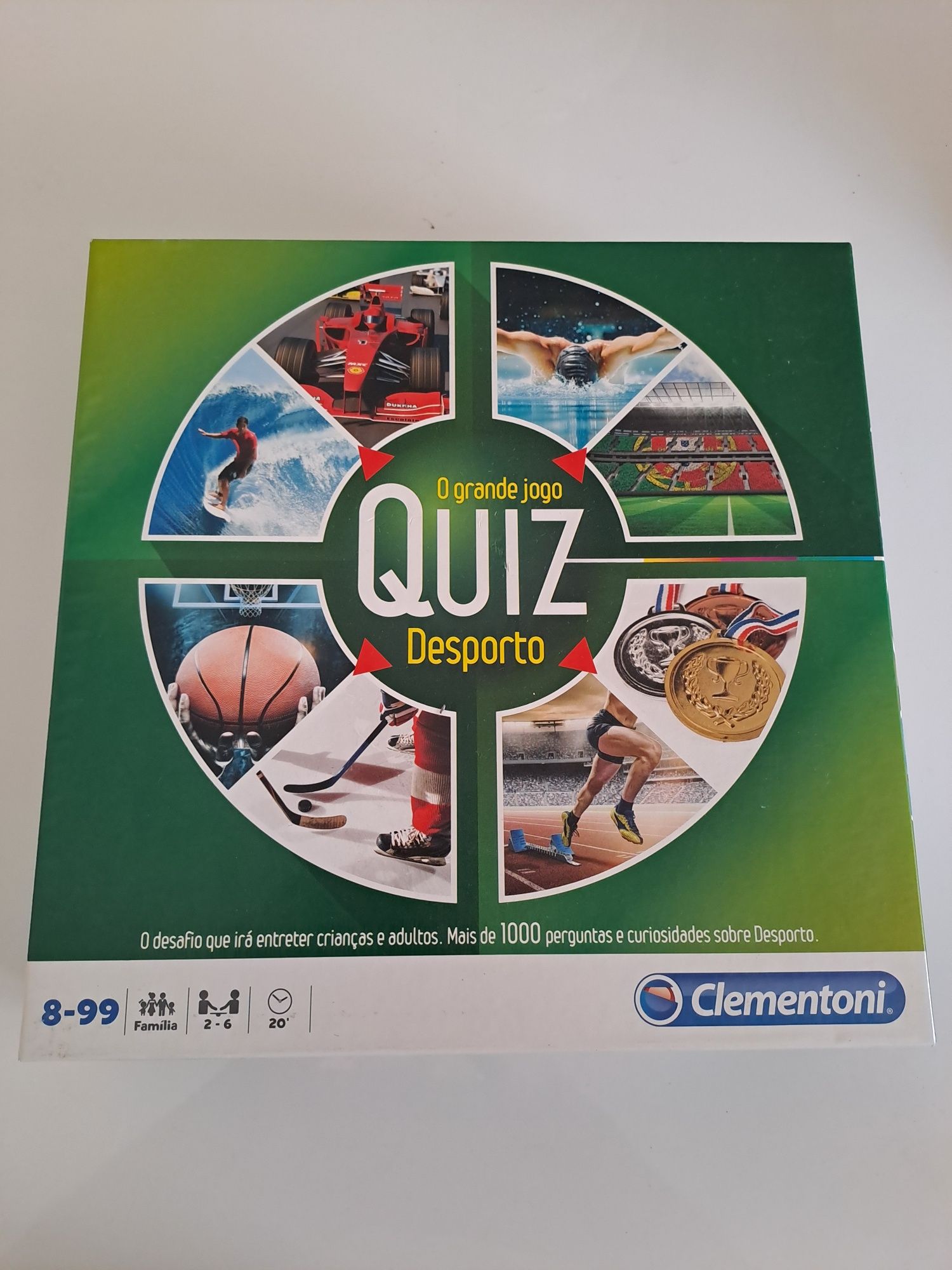 Jogo de tabuleiro Quiz de desporto
