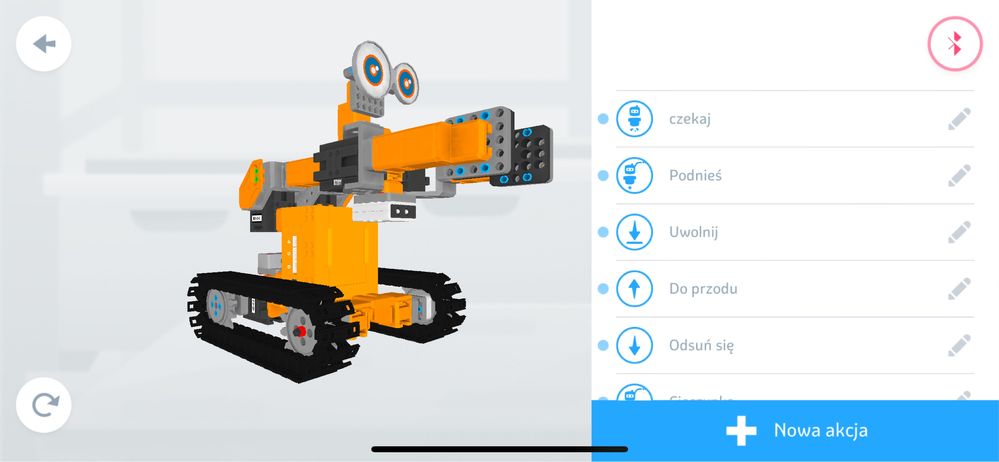 Jimu Tankbot robot interaktywny uszkodzony