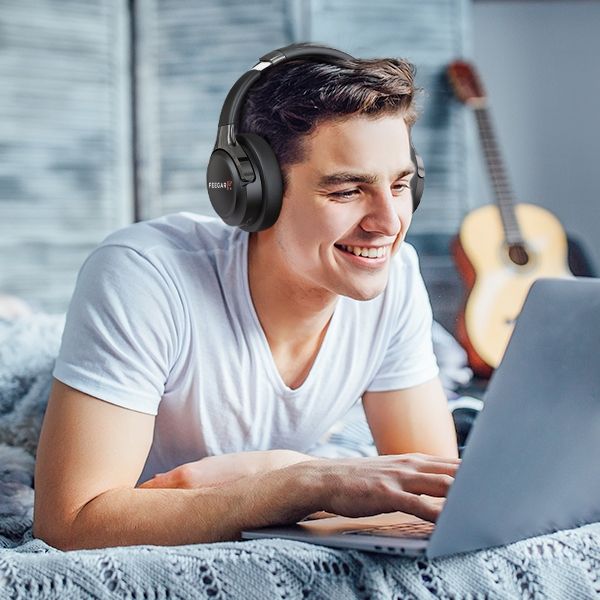 Słuchawki Bezprzewodowe Feegar Mello Nauszne 65h Bluetooth 5.3 Mikrofo