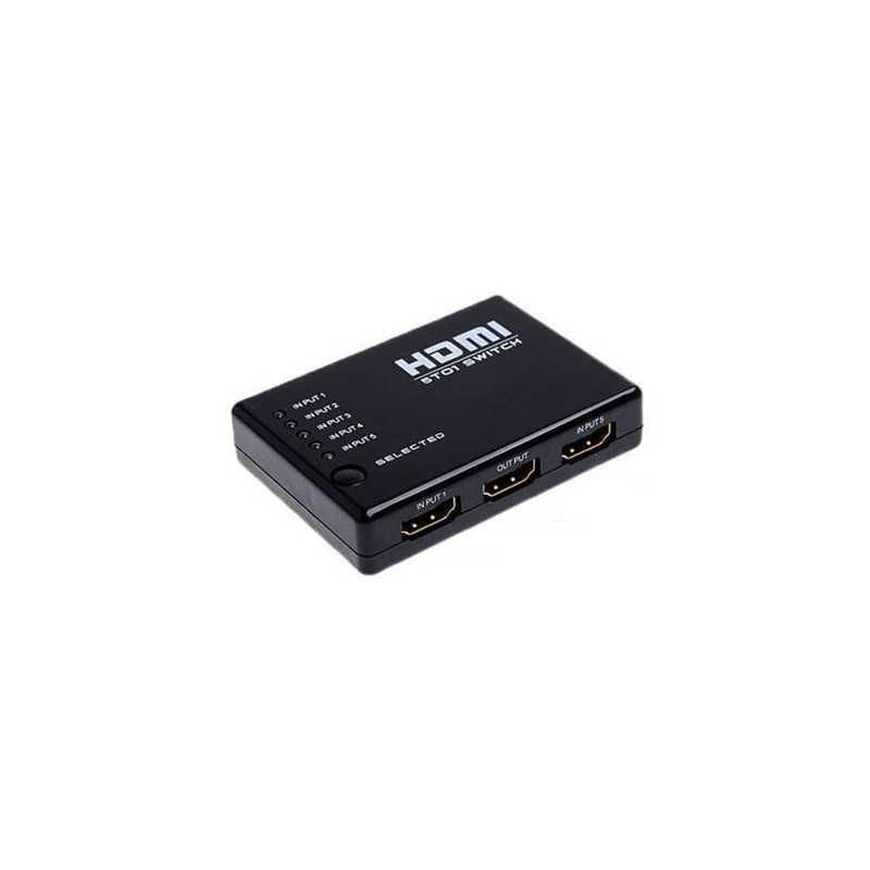 Коммутатор HDMI 4K switch переключатель 5 на в 1 свич