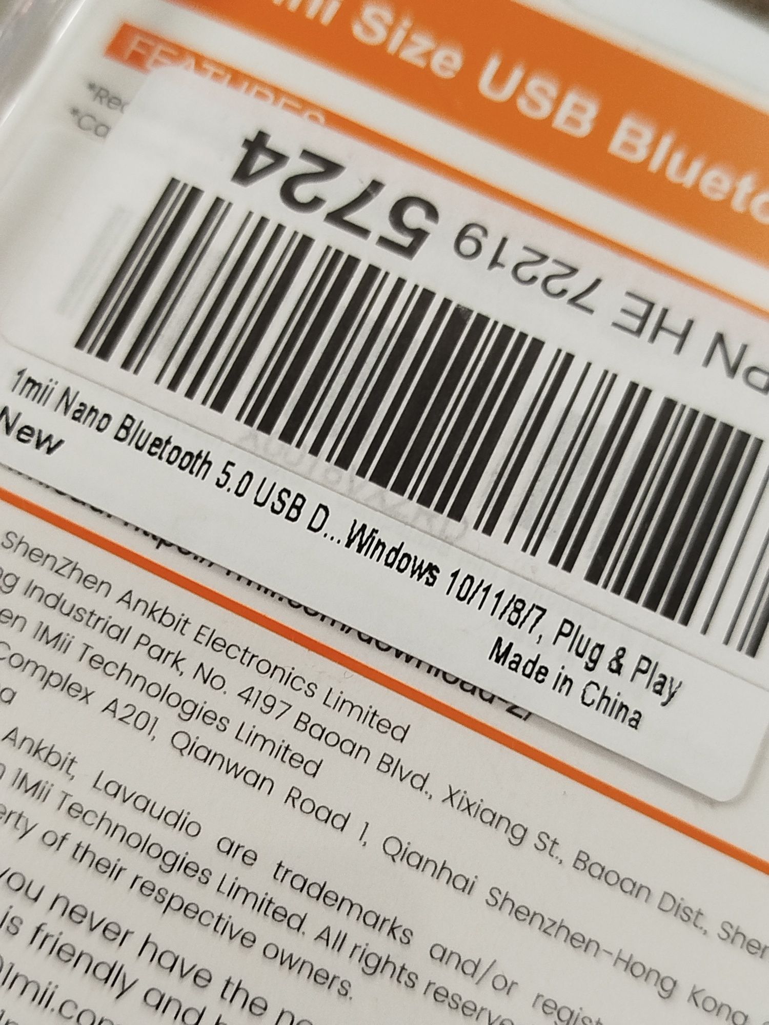 Adapter USB bloototh 5.0 (A9)