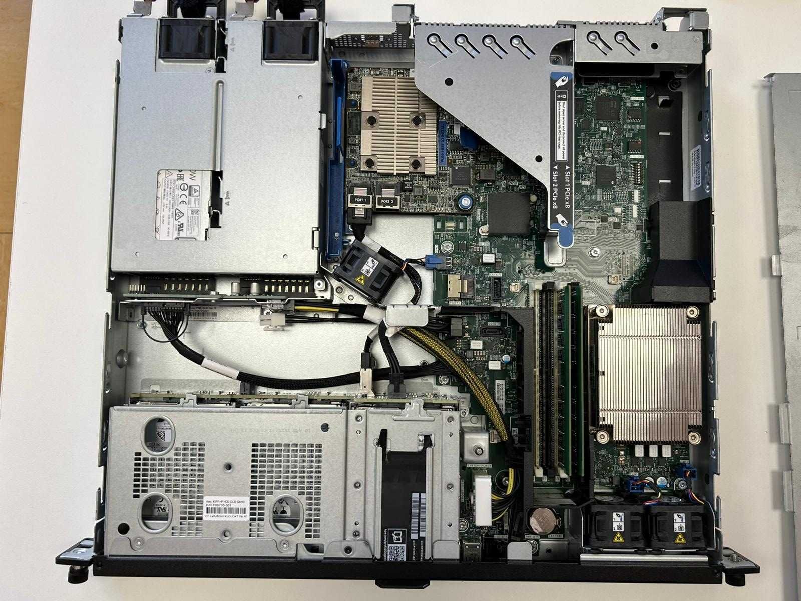 Servidor HPE ProLiant DL20 Gen10 – Xeon E-2236, 32GB RAM, 4TB HDD