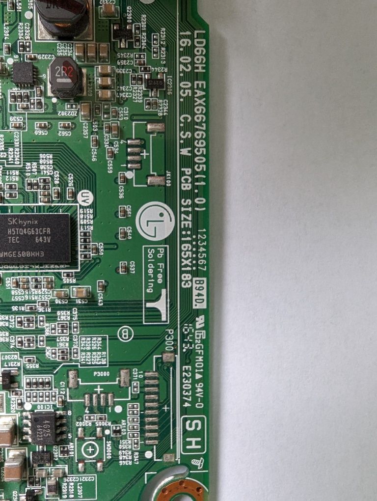 Плата Main Board LD66H EAX66769505 (1.0)