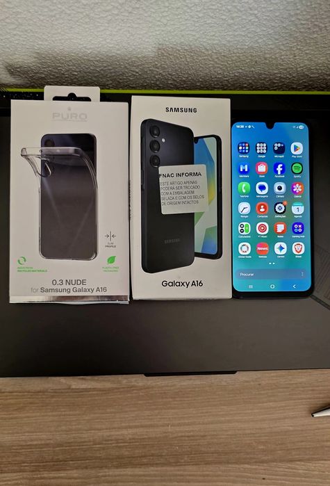 Samsung Galaxy A16 Preto 128gb + Capa Protetora