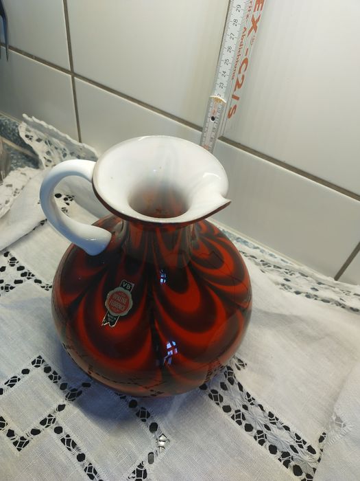 Итальянская ваза кувшин Мурано