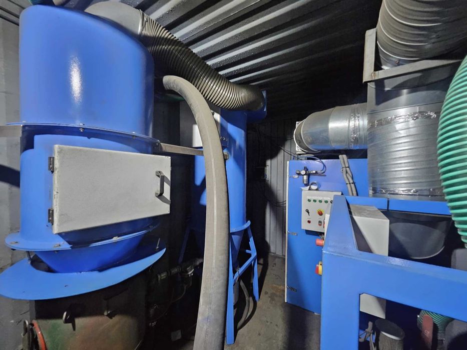 piaskarka, komora śrutownicza kontener 12mb