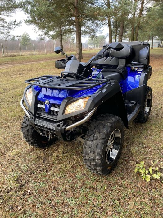 Quad CF Moto Terralander 800 v2 4x4. Sprowadzony Plug do sniegu.