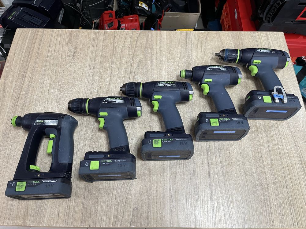Festool T18+3, Festool C18 / безщіткові шуруповерти Фестул