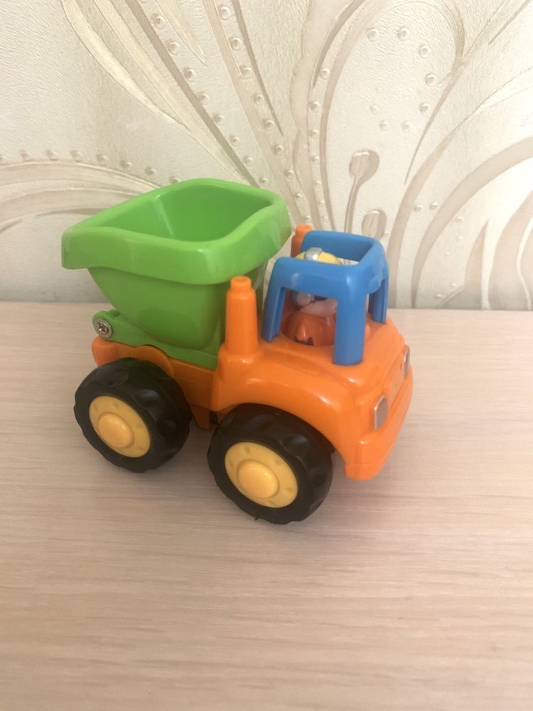Машинка інерційна, самоскид і бетономішалка, іграшка, трактор