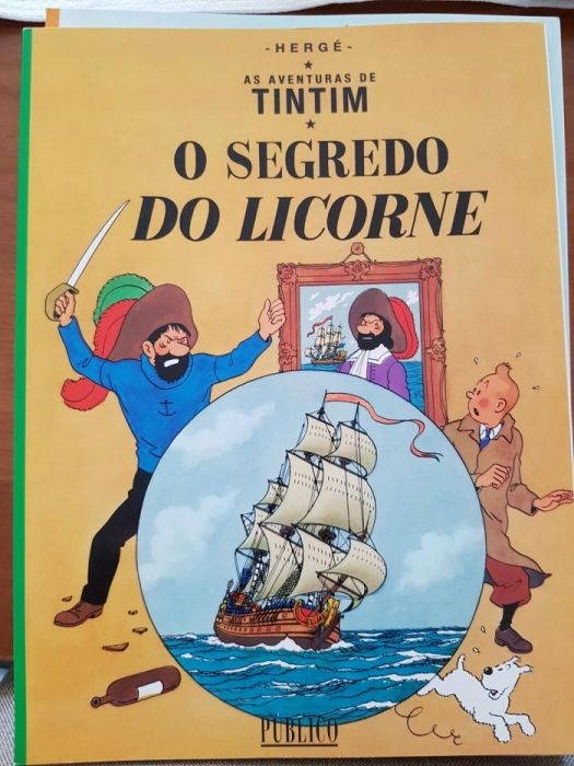 Livros As Aventuras de Tintim - Colecção Jornal Público _ 8 livros