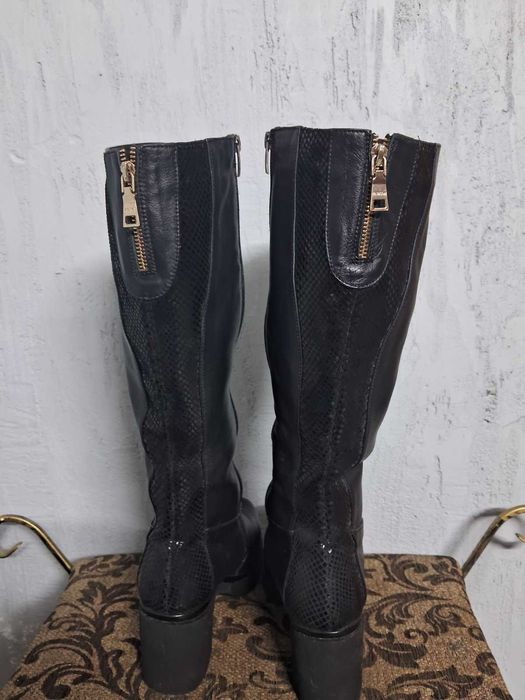 чобітки жіночі шкіряні Sana теплі 40 розмір