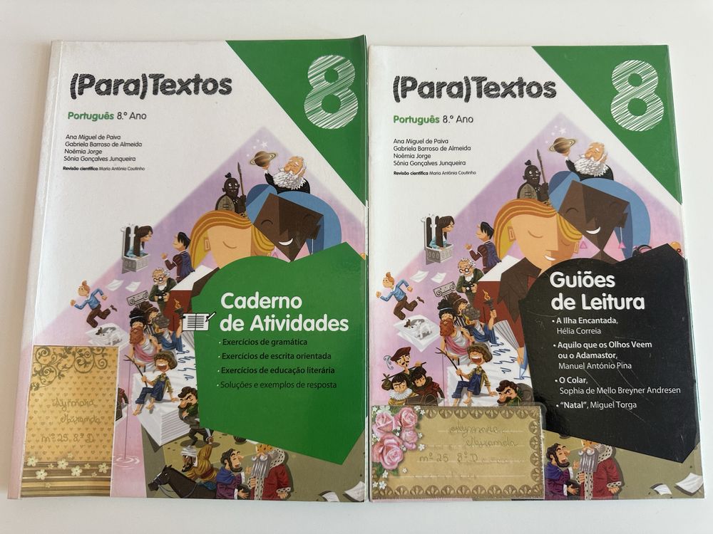 Caderno de Atividades 8 ano “ParaTextos” com guia de Leitura