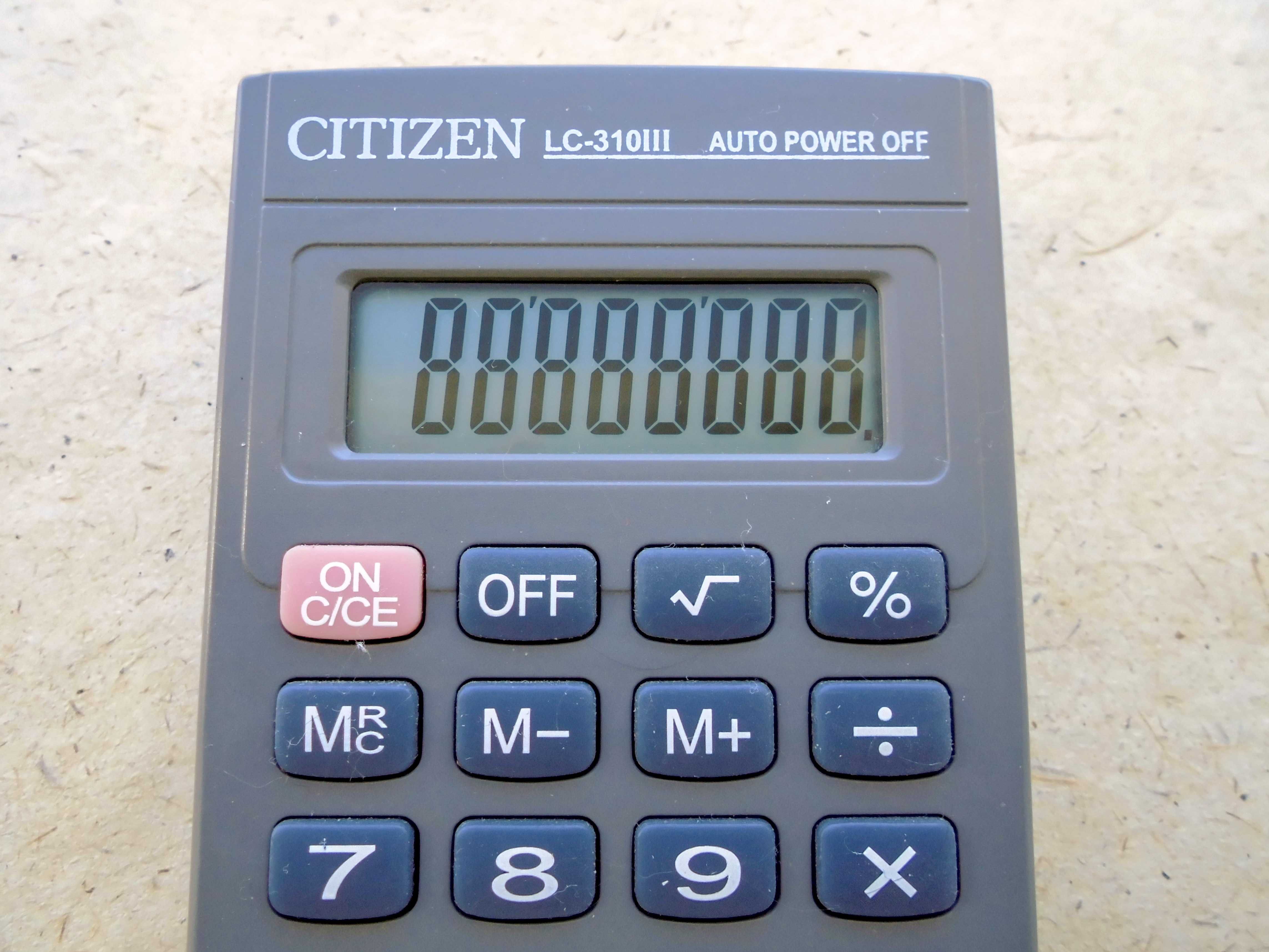 Калькулятор Citizen LC-310III