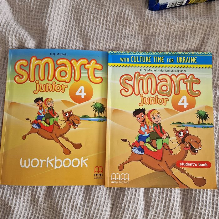 Підручник англійська smart junior 4 students book workbook