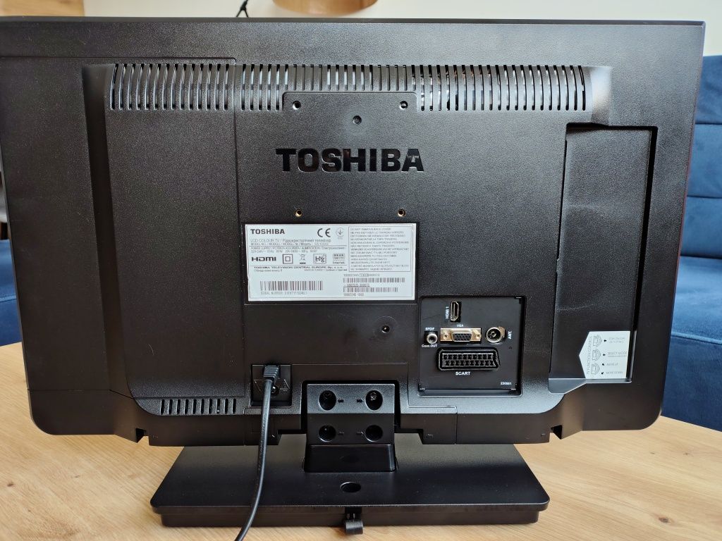 Telewizor monitor Toshiba 22 cale Full HD 100Hz Dolby 22L1333(G)